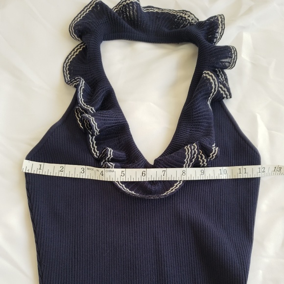 Ralph Lauren Black Label resort luxury halter knit XS - Picture 7 of 8